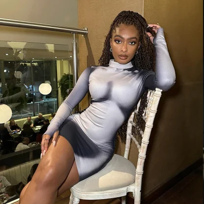 Bodycon Long Sleeve Mini Dress