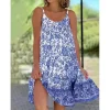 Sleeveless Ditsy Mini Dresses - Image 2