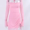 Sexy Long Sleeve Mini Dresses - Image 7